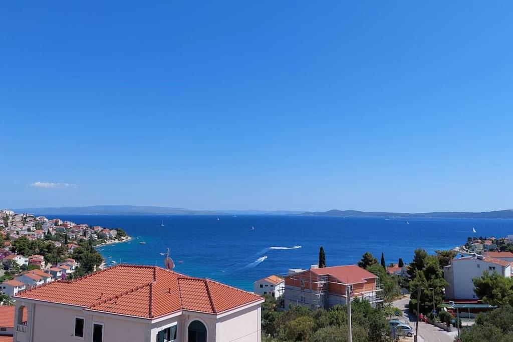 Apartment Vista Oasis With Pool And Terrace Trogir Luaran gambar