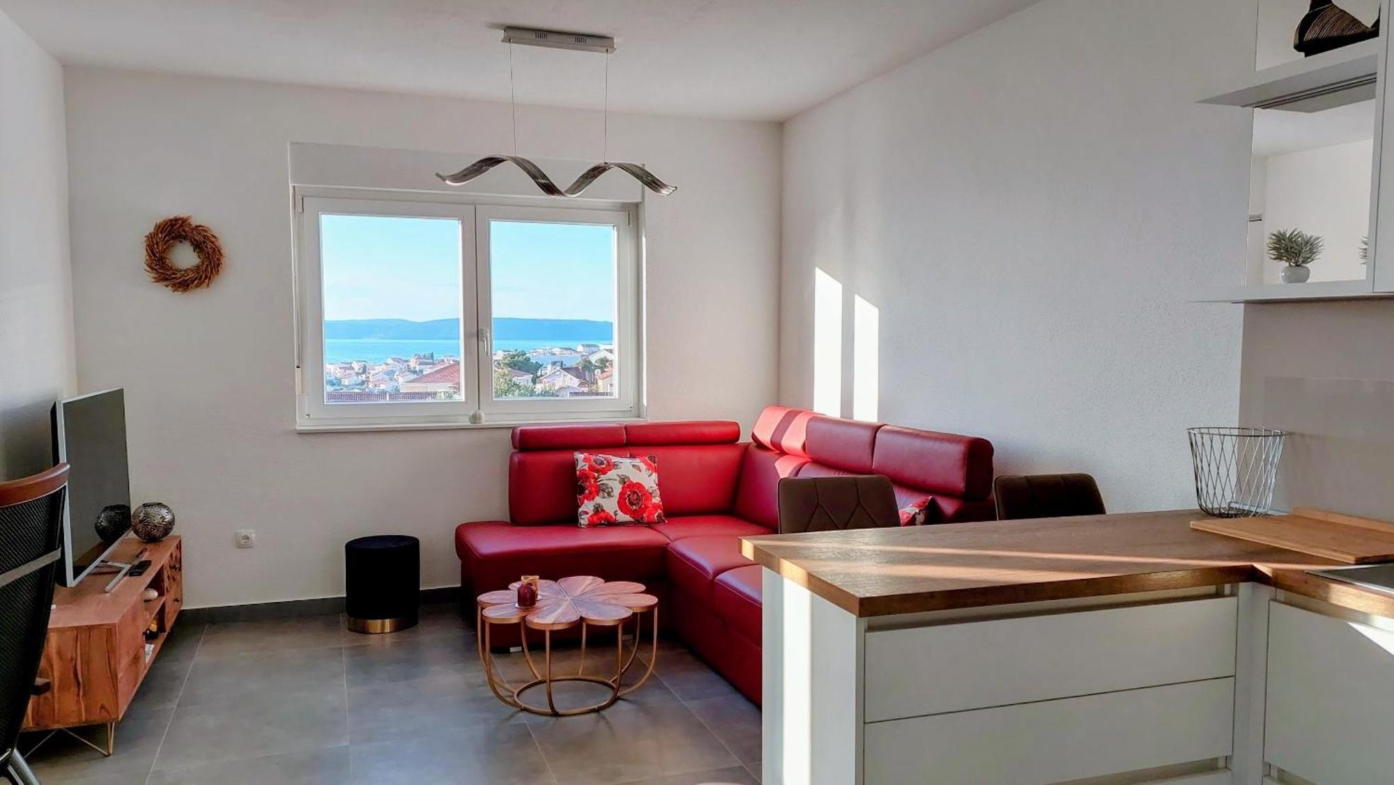 Apartment Vista Oasis With Pool And Terrace Trogir Luaran gambar